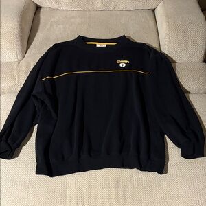 Retro NFL Black and Gold Crewneck Sweatershirt